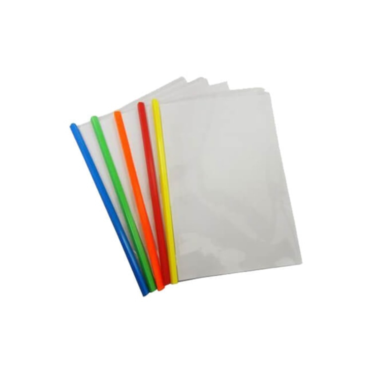 Стик файл. A4 Clear Plastic Sliding Bar file folder.