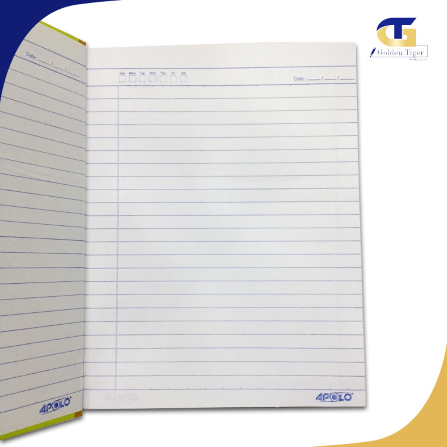 Apolo Ledger Short 200P Golden Tiger Stationery Store