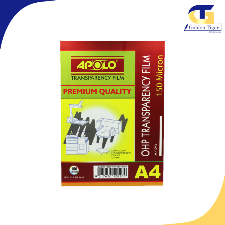 Apolo Film A4 150 micron