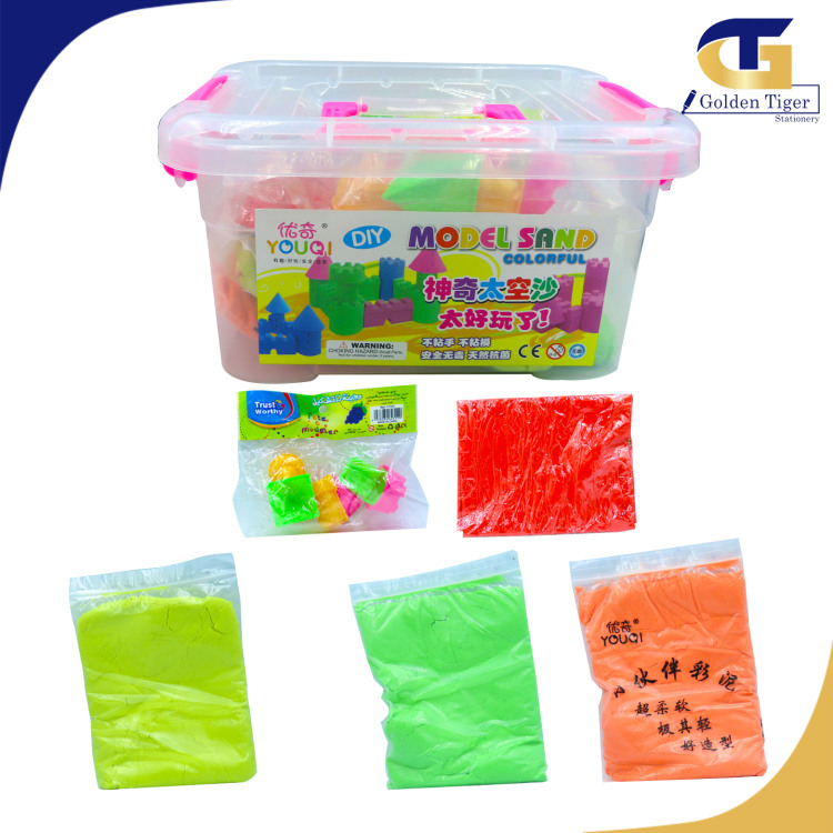 Sand Box (4color sand) with Inflatable sand tray