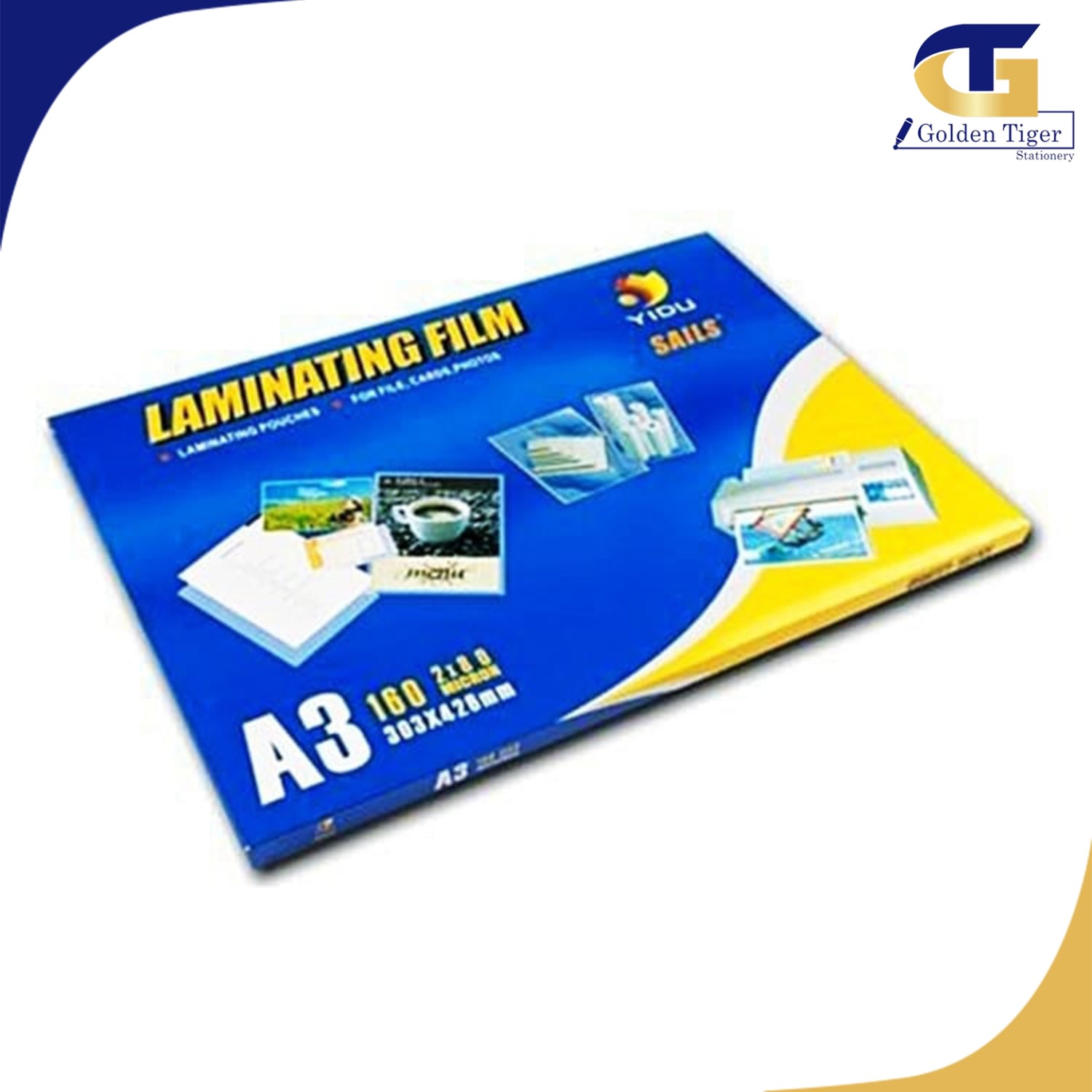 Laminating Sheet A3 (130MIC) Golden Tiger Stationery Store