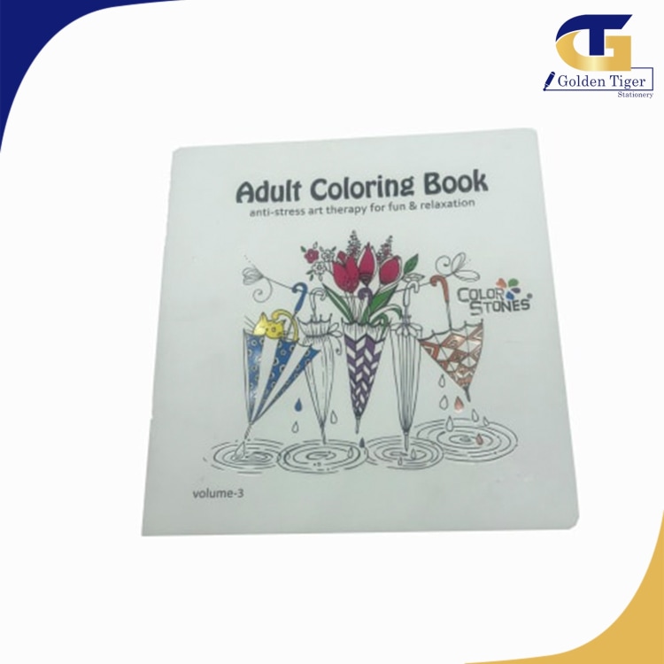 Adult coloring book (Vol-4-5 )Color Stones