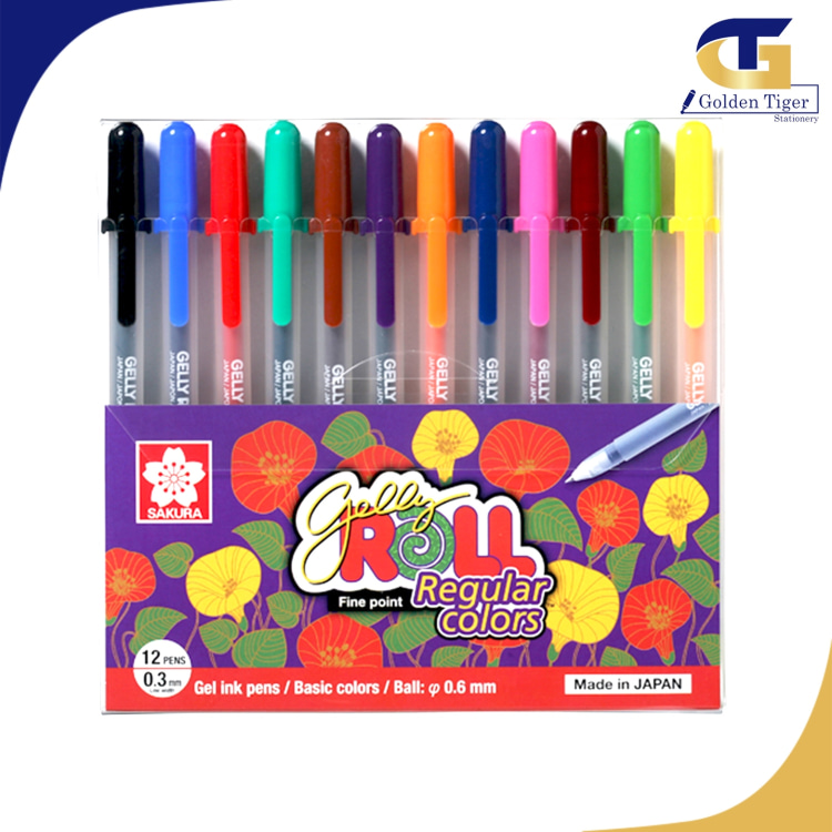 Gelly Roll Pen Regular Color (12colors)
