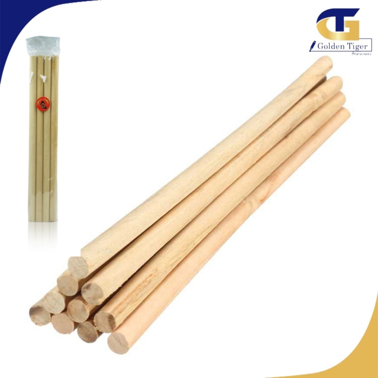 Wood stick Round 4pcs (L30cm x D 1cm)
