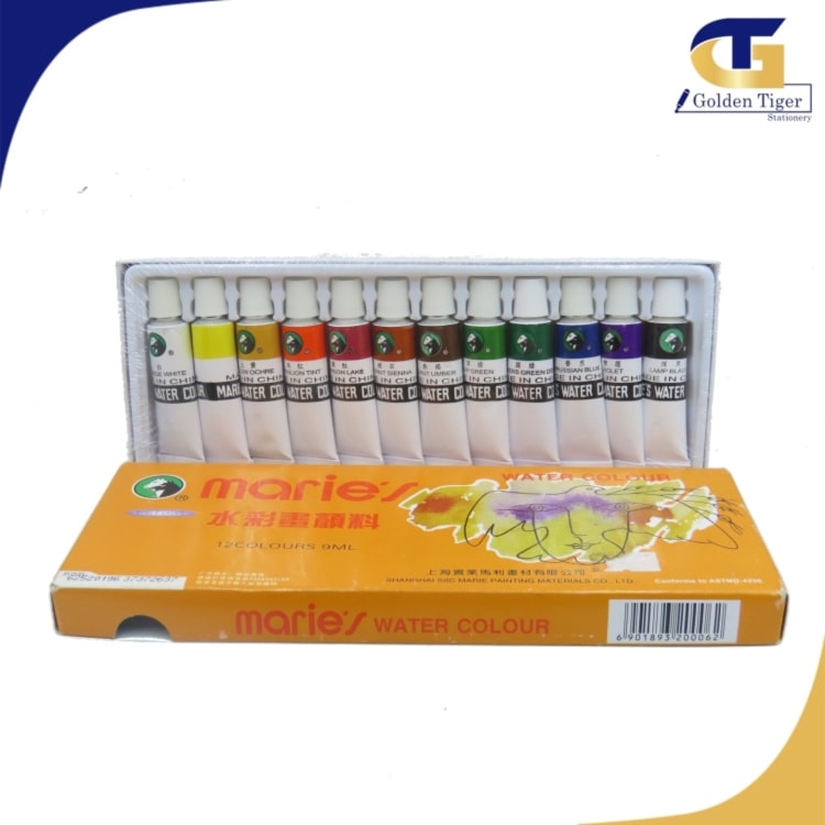 Maries Water color 12ml (12 Colors) Yellow box