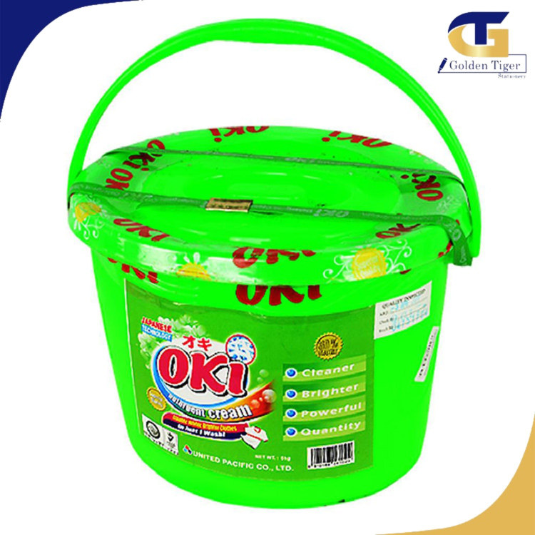 Oki Soap Cream   Big  2kg with Handle Green