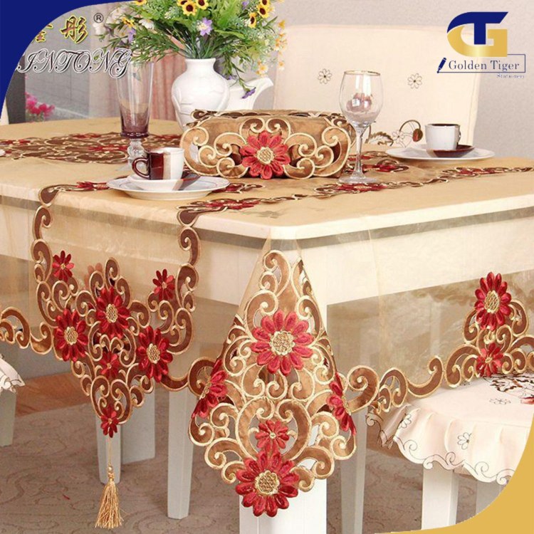 Table Cover Gold Lace