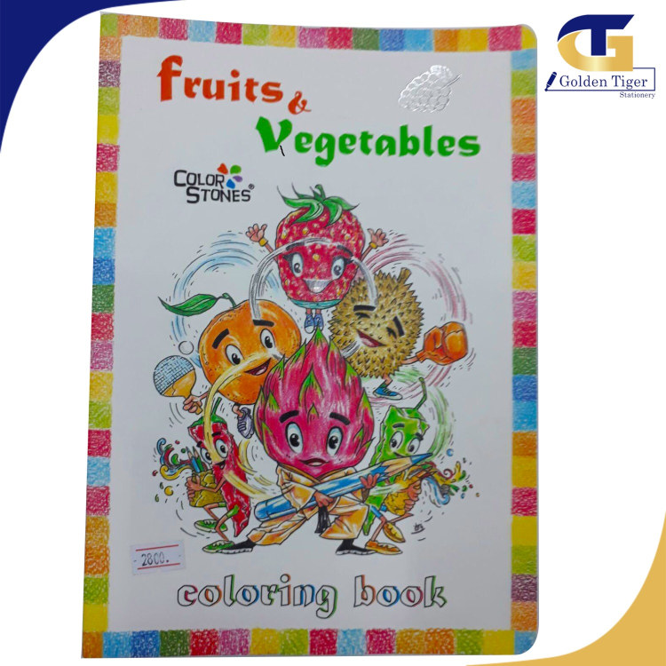 Coloring book Fruit and vegetables