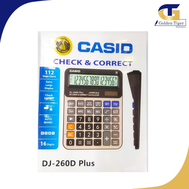 CASIO Calculator DJ-260D Plus