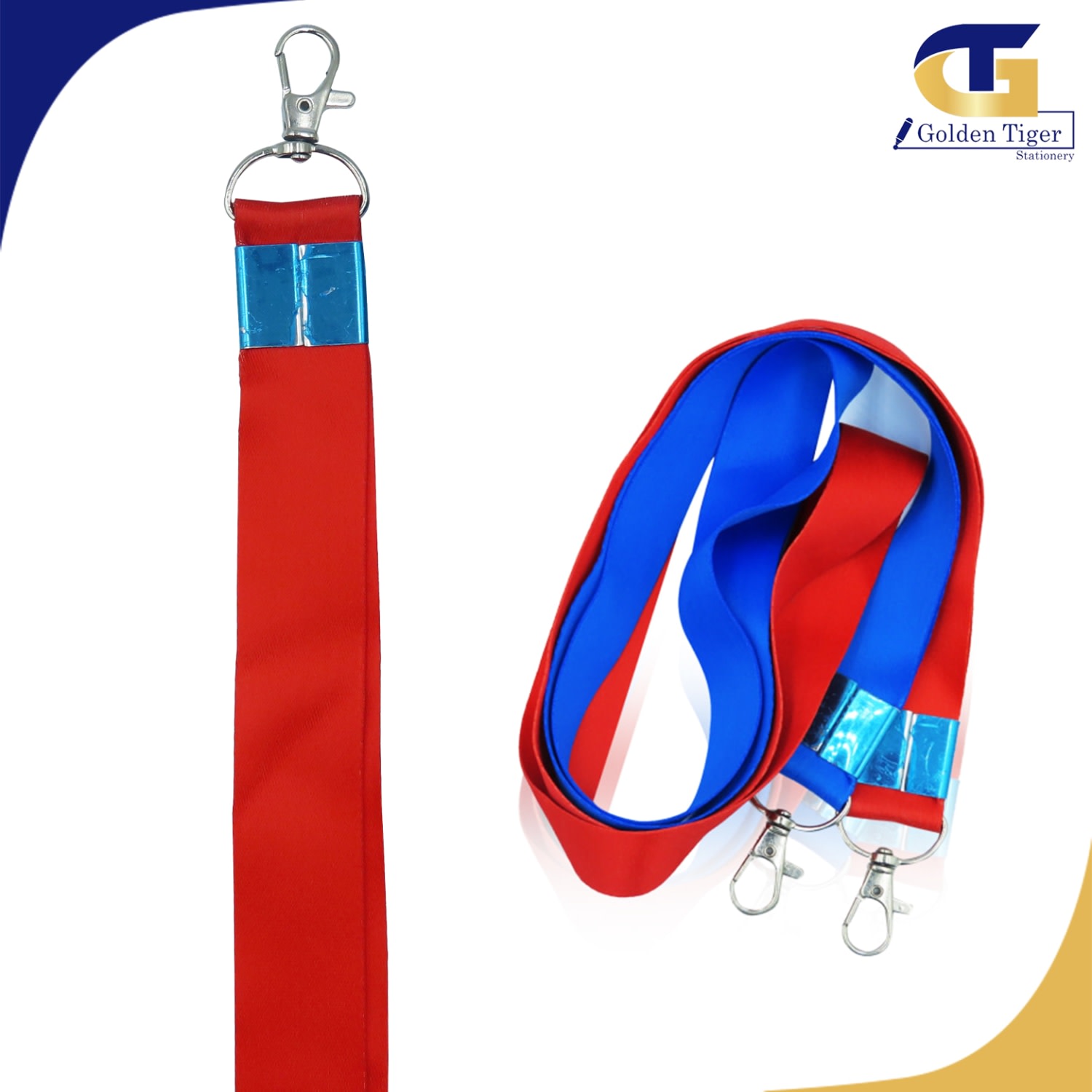ID String Silk Red ( ကြိုးပြားကြီး ) | Golden Tiger Stationery Store