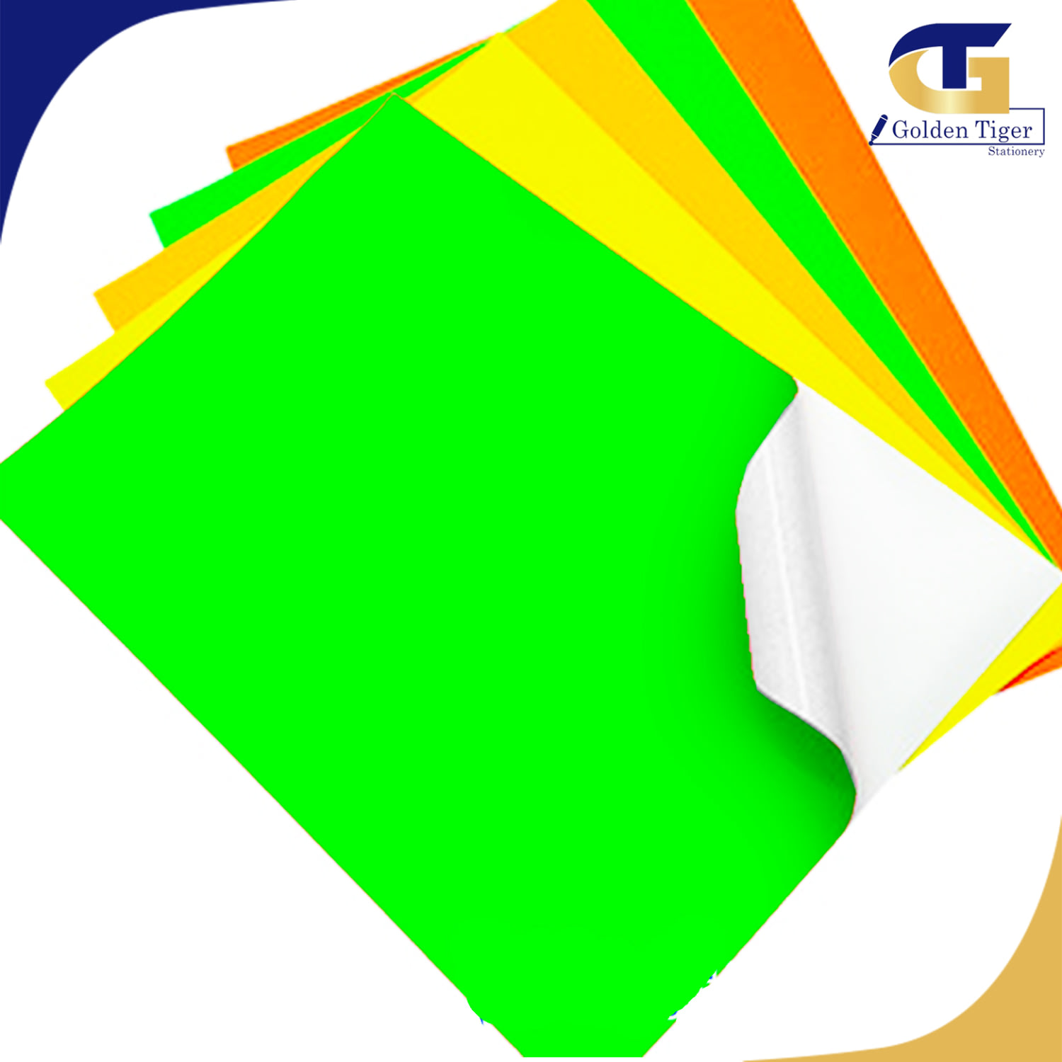 Label Sticker Paper Color A4 (5sheets) Golden Tiger Stationery Store