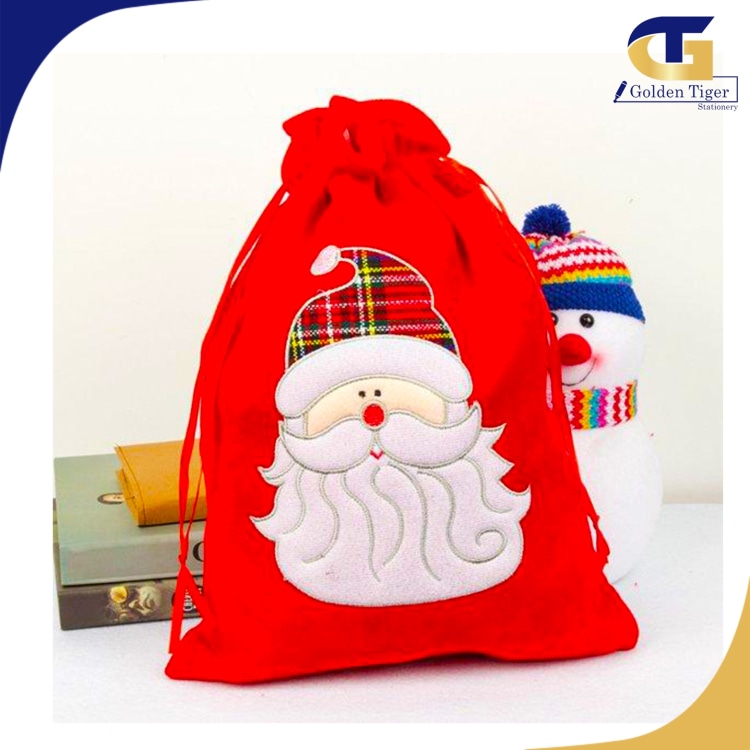 Christmas Textile Santa Bag 50cm