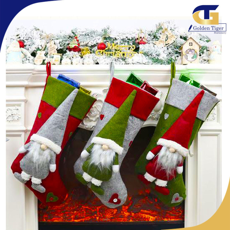 Christmas Candy Sock Textile 45*21cm