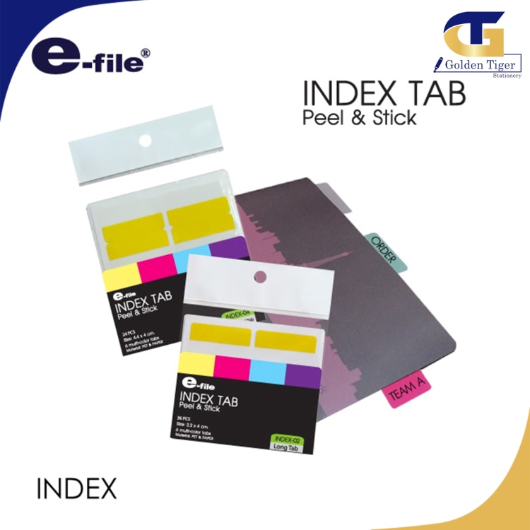 Efile Index Tab Peel and stick