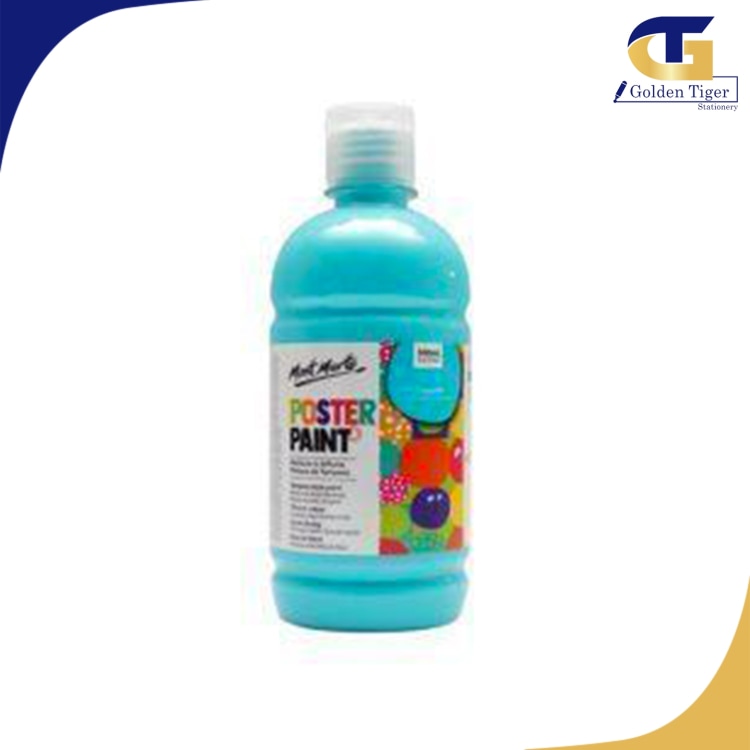 Mont Marte Poster Paint 500ml TURQUOISE