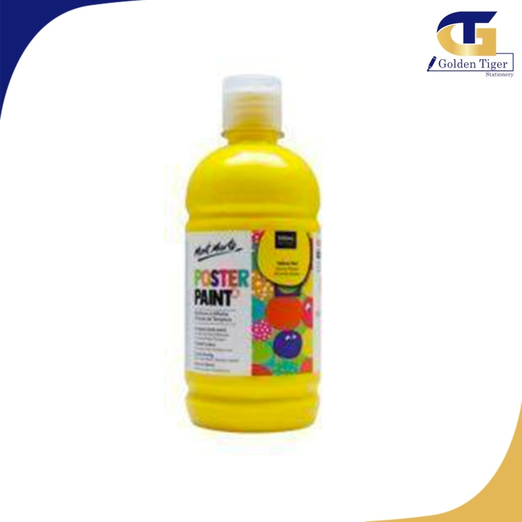 Mont Marte Poster Paint 500ml YELLOW MID
