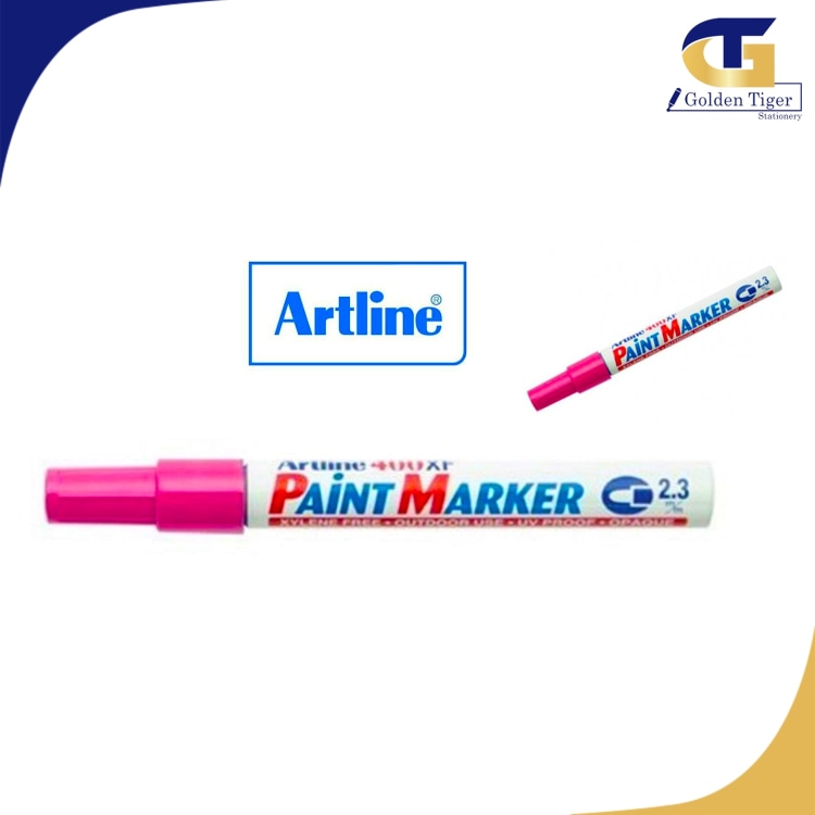 Artline Paint Marker Pink ( 400XF / 2.3mm Tip)