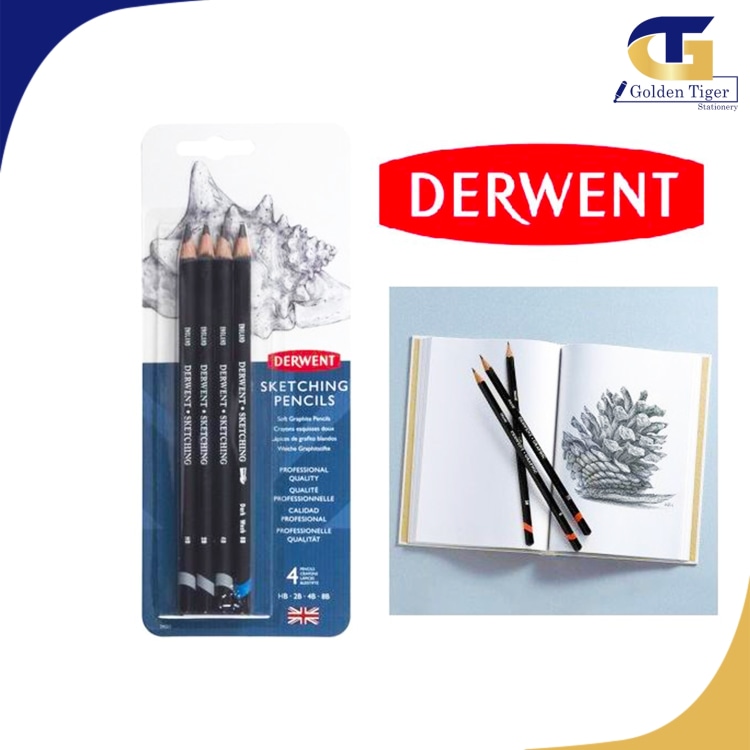 Derwent Sketching Pencil 4pcs