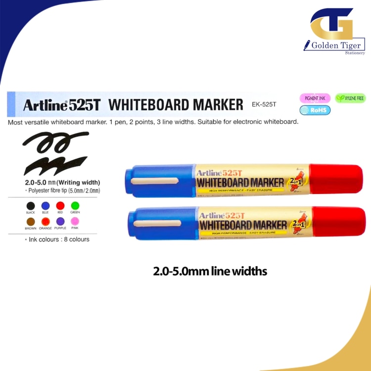 ARTLINE White board marker Pen Double side Blue and Red