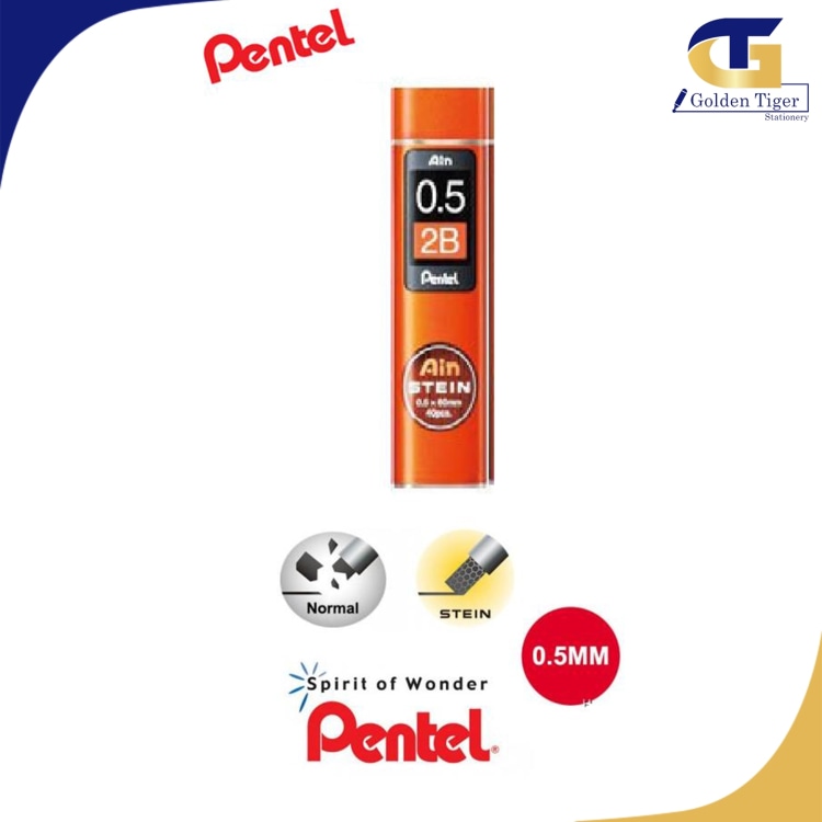 Pentel Lead Refill (0.5) 40pcs 4B/C 275S