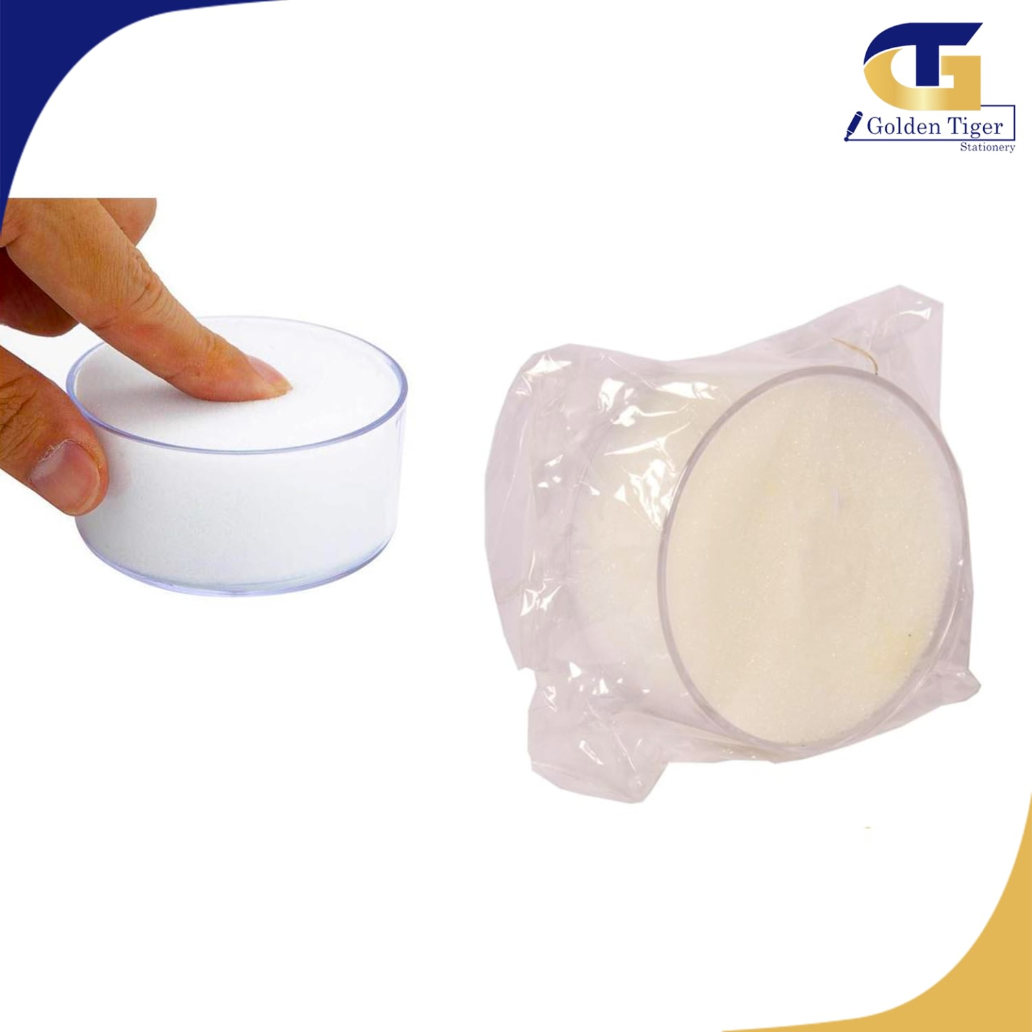 Money Counting Sponge Finger Wet Sponge Golden Tiger Stationery Store