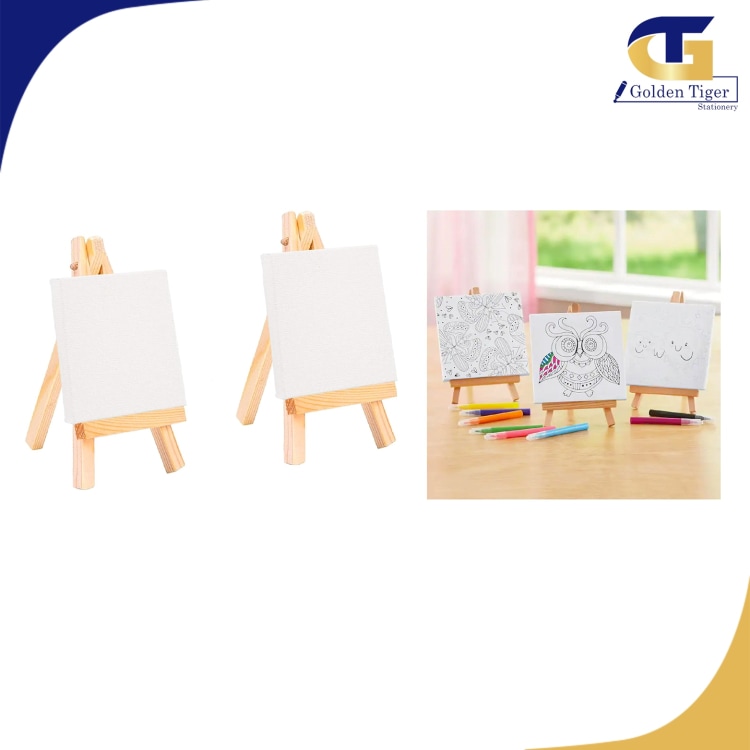 China Mini Easel and Canvas ( 15cm x 20cm )