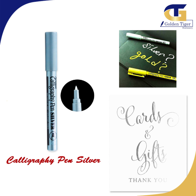 Artline Calligraphy Pen Silver EK-993 (2.5mm)