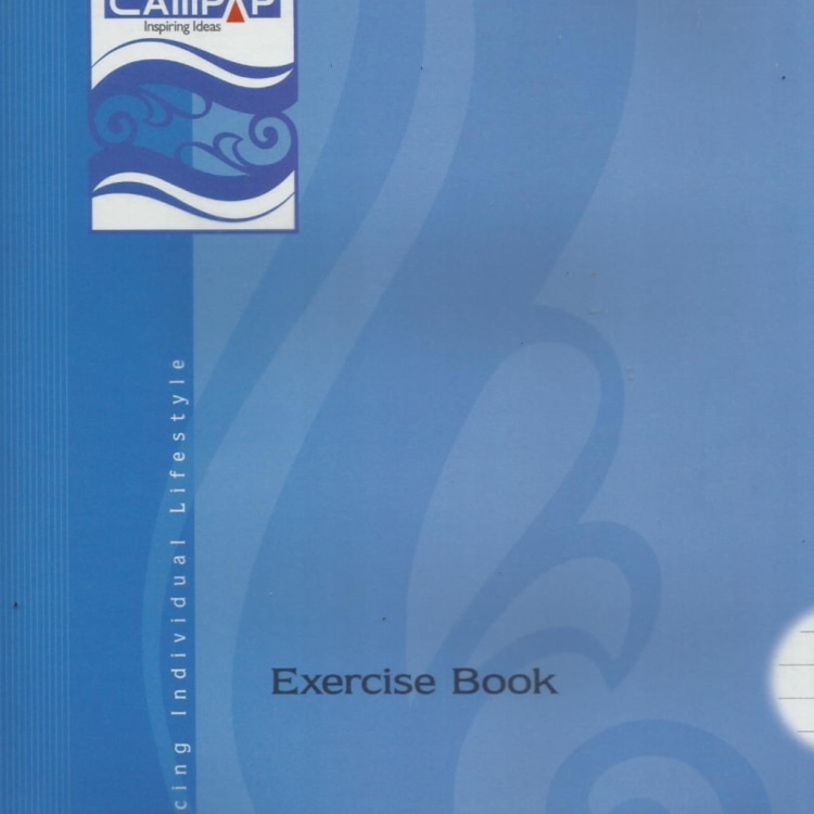 Campap Exercise Book A4 CA3570 (80p) PP cover ဖုံးပြာ
