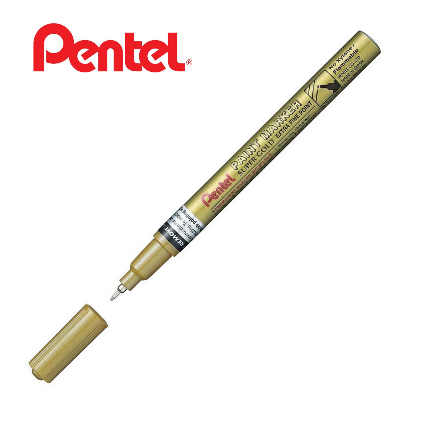 PENTEL Paint Marker Extra Fine Point Gold Color Golden Tiger
