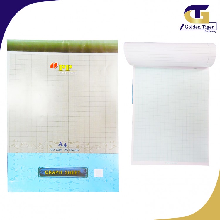 PP Graph Book A4 (1mm square/25sheets)