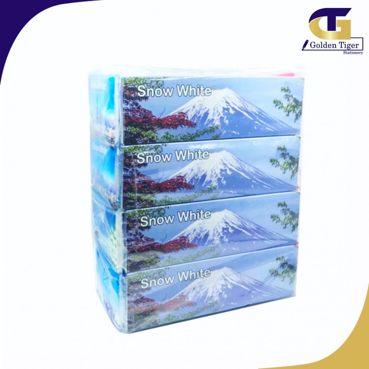 Snow White Tissue Box  Paper ( PKT )4pcs