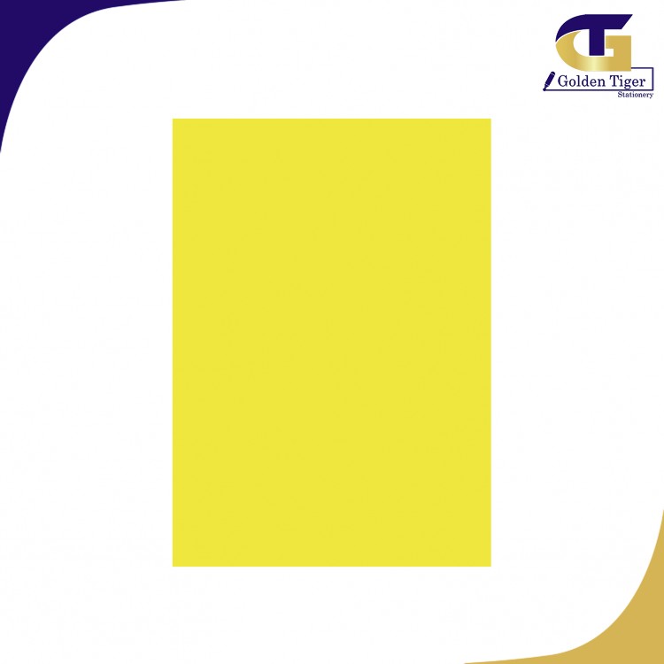 Color Paper A4 (80g ) 500 sheets 363 Cyber HP Yellow (အဝါရောင်အတောက်)