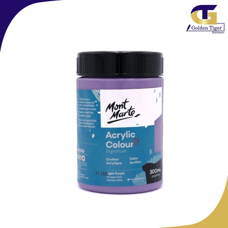 Mont Marte Acrylic Colour 300ml - Light Purple