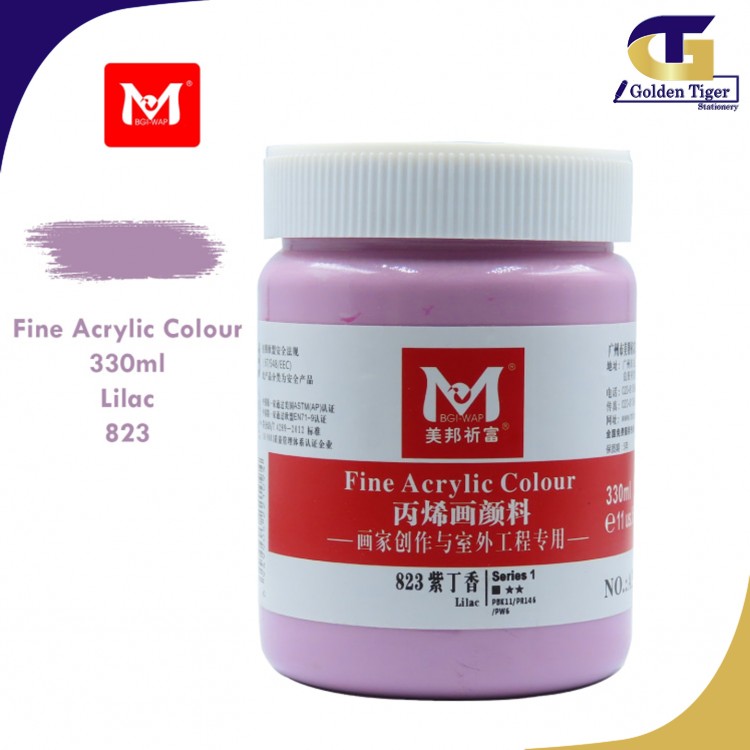 M Acrylic 330ml  Lilac 823