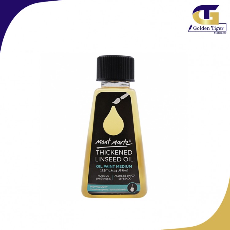 Mont Marte Thick Linseed Oil 125ml(1208)