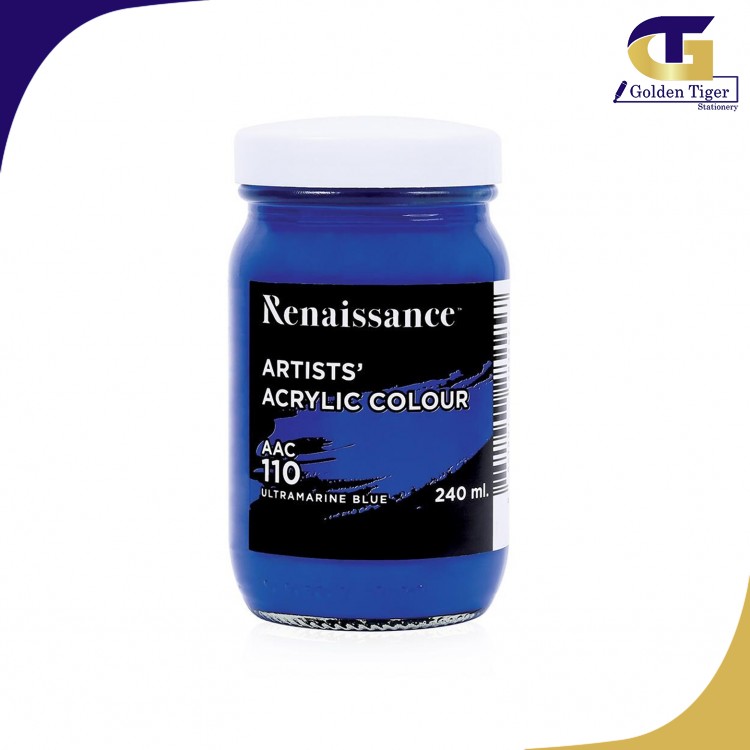 Renaissance Acrylic color 240ml  (BT 110) Ultramarine