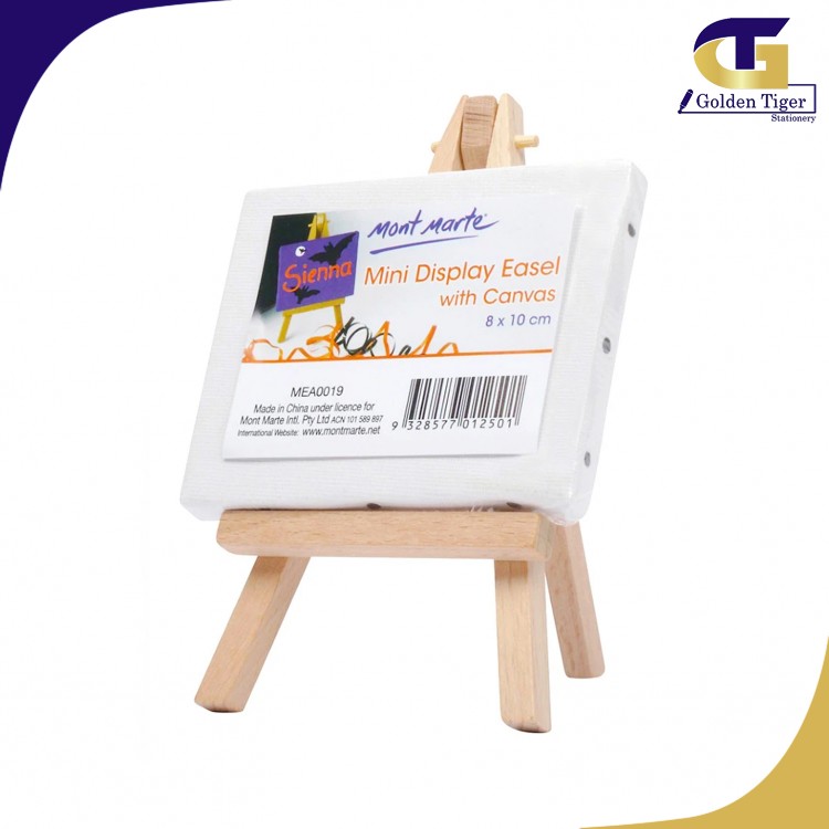 Mont Marte Mini Display Easel with Canvas (8x10CM) (MEA0019)