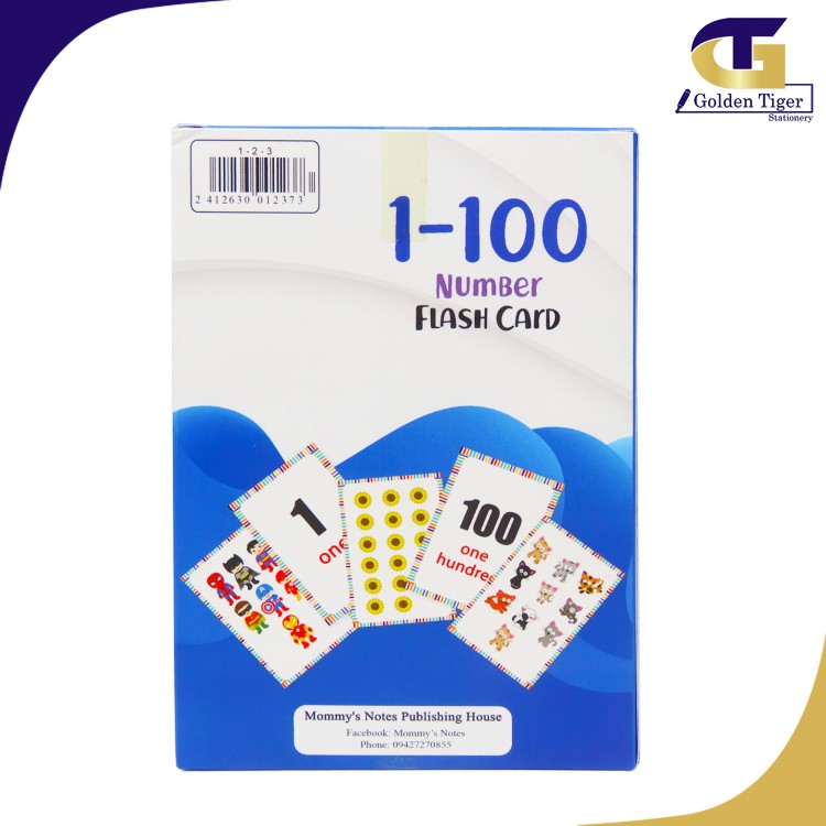Nwe Ni Kan Win1 to 100 Numbers Flash Card