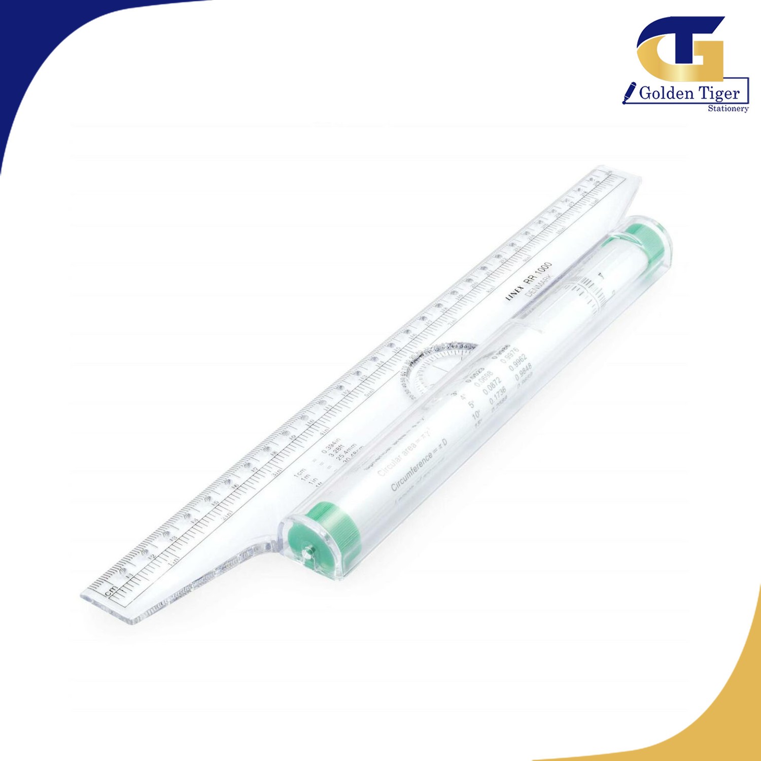 Morn Sun Rolling Ruler (30mm) Golden Tiger Stationery Store