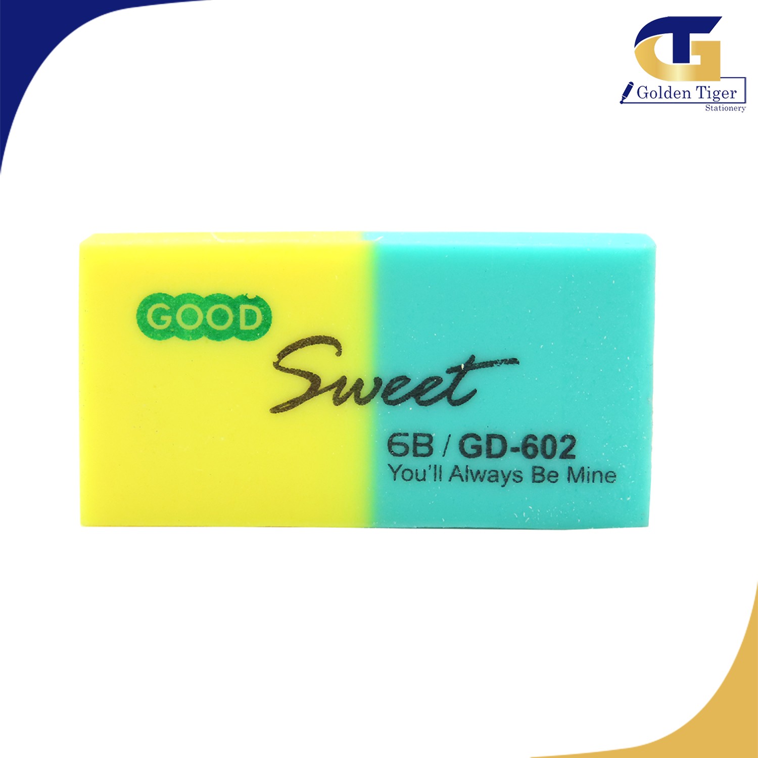 Eraser Sweet Color Gd-602 (2ရောင်ဆက်) | Golden Tiger Stationery Store