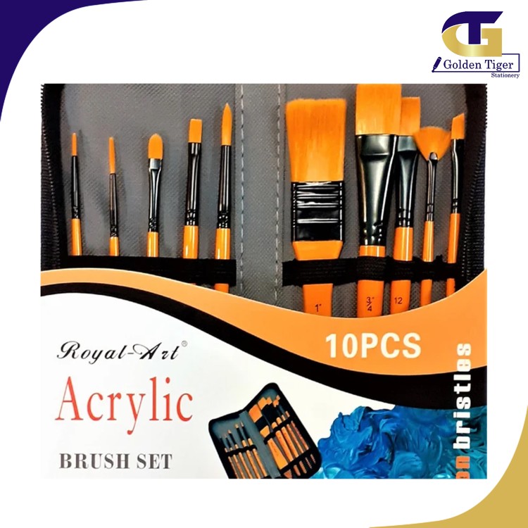 Royal -Art Acrylic Brush Set (10pcs) 0032