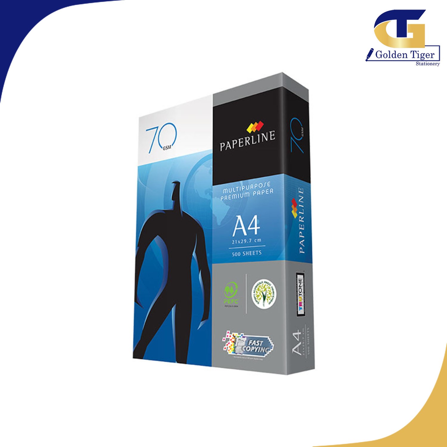 Paper Line legal 70g Legal (တစ်ထုပ်) | Golden Tiger Stationery Store