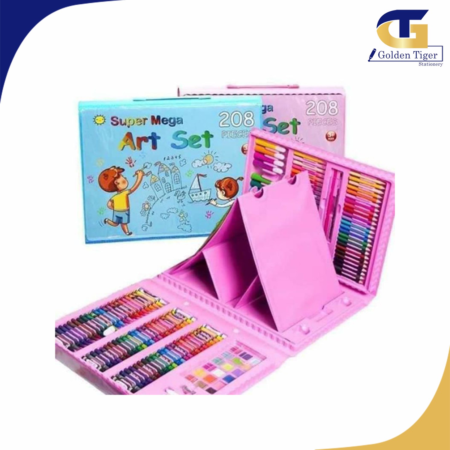 China Coloring Set 150colors Golden Tiger Stationery Store