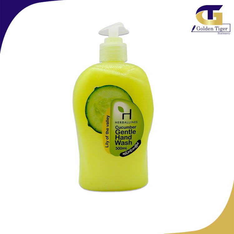 Herballines Hand Wash( LILY OF THE VALLEY(Cucumber Gentle) 500ml