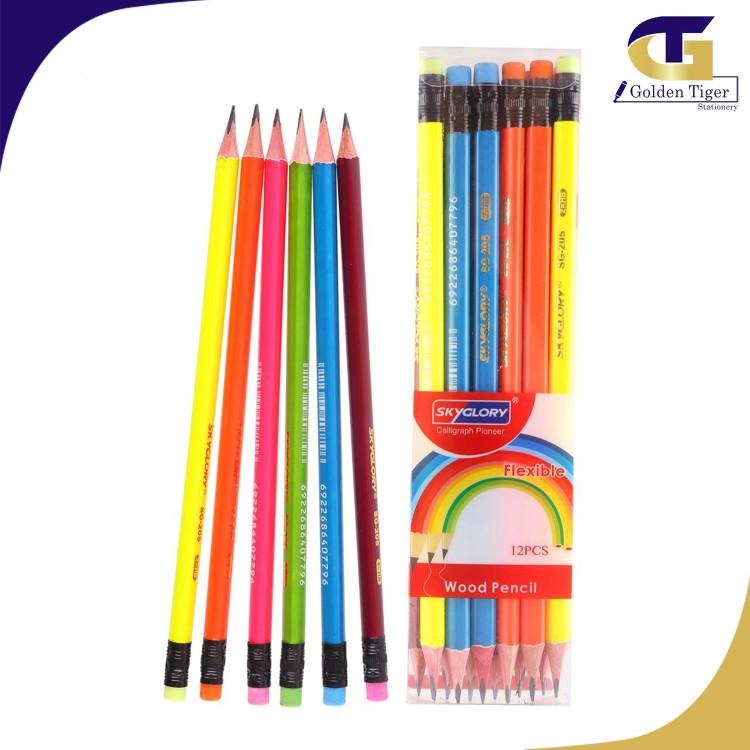 Pencil Challenge( 12 pcs) rubber tipped