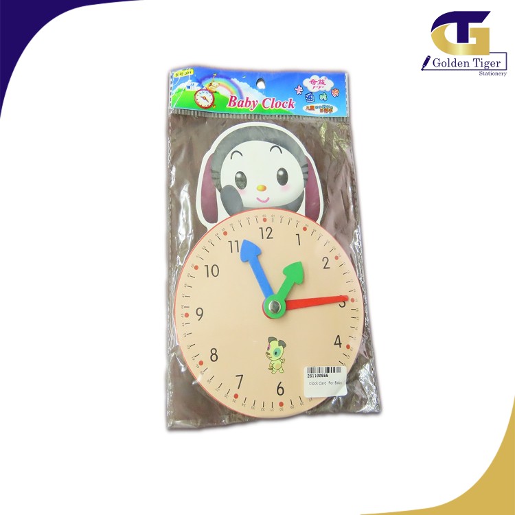 Clock Card  For Baby