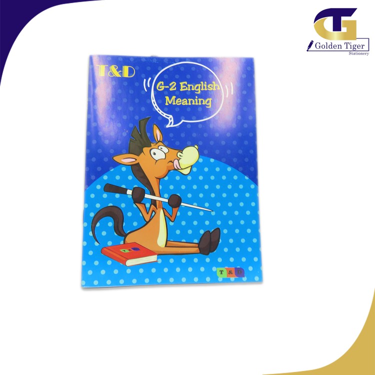 TD English Meaning Book For Grade 2 Golden Tiger Stationery Store