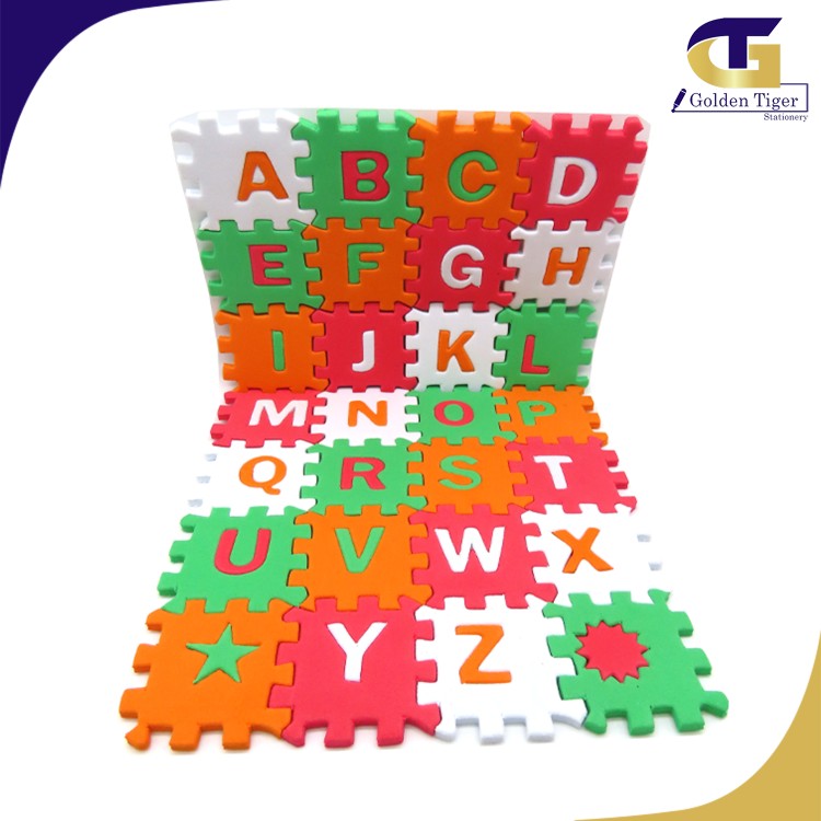 Educational Rubber puzzle (ABC/abc/123)