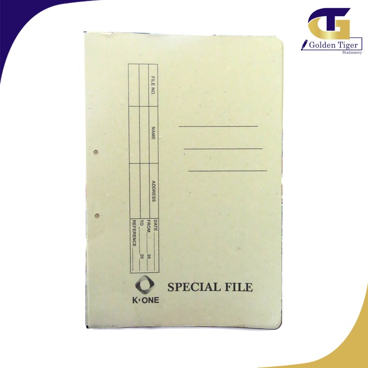 K ONE Paper File Brown (1pcs)