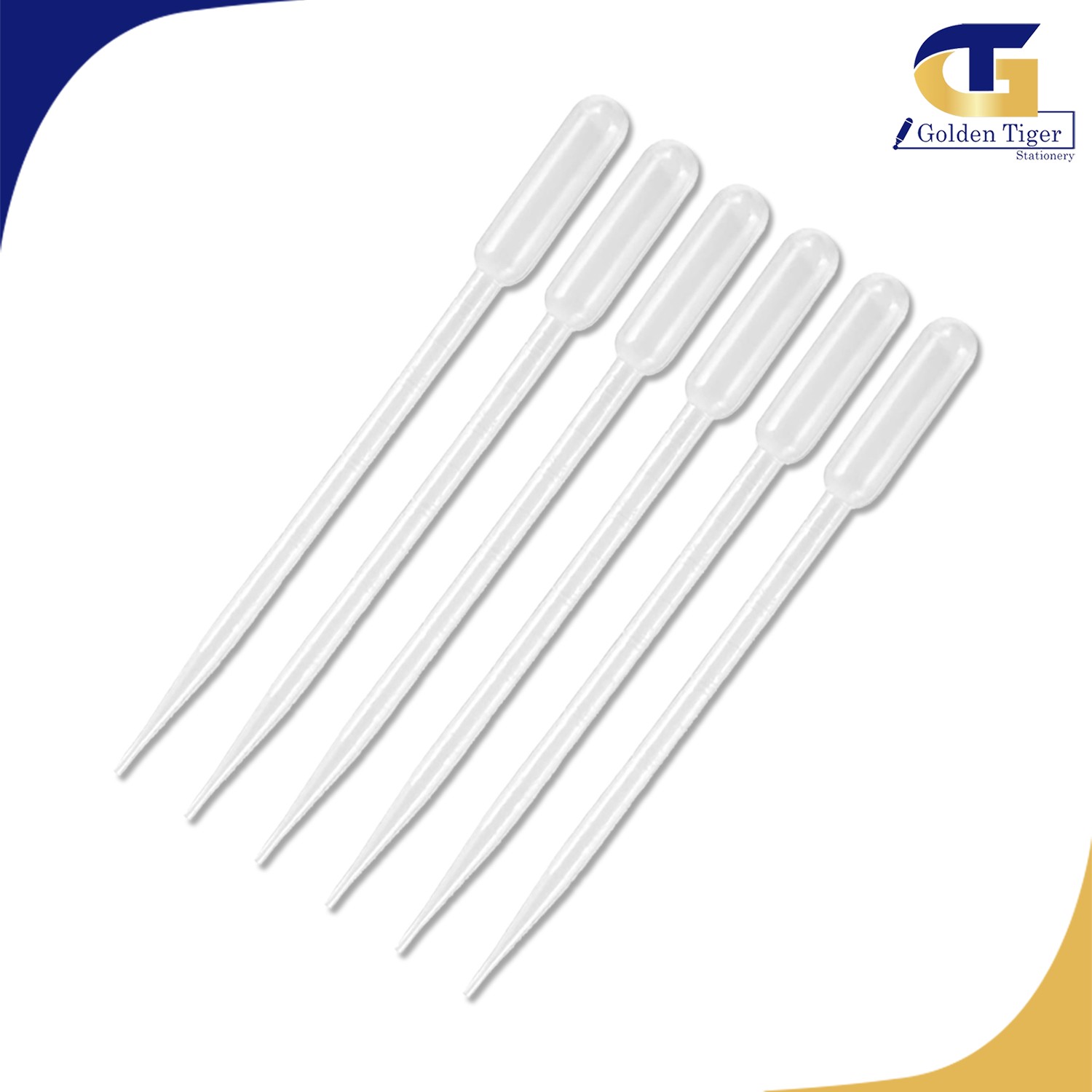 Plastic Pipette Dropper 5ml Golden Tiger Stationery Store
